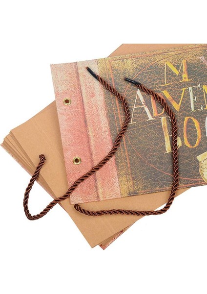 El Yapımı Kendin Yap Albüm Yapıştırma Vintage Bağ Albümü Macera Defterim Aile Albümü Fotoğraf Albümü (Yurt Dışından) fırsatları