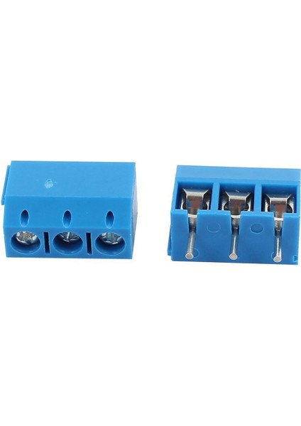 100 Adet Mavi Abs KF301-3P 5.08MM 3 Pin Bağlantı Terminali Vidalı Terminal Konnektörü (Yurt Dışından)