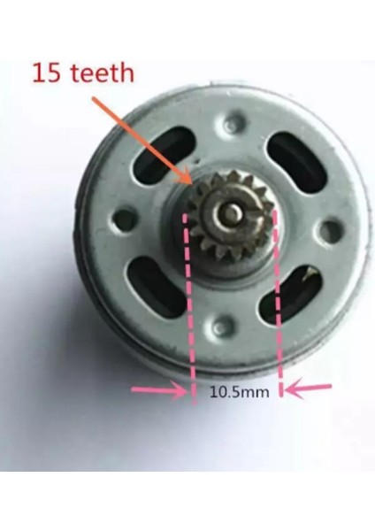 Gsr 1080-2-LI TSR1080-2-LI GSR1200-2-LI Akülü Matkap Sürücüsü Için 12V Için 15 Diş Dc Motorun Değiştirilmesi (Yurt Dışından) fırsatları