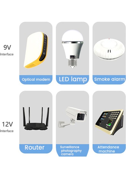 9V 12V Kesintisiz Güç Kaynağı Mini Ups USB Poe Wifi Yönlendirici Cctv Için 10400MAH Pil Yedekleme Cctv (Abd Tak) (Yurt Dışından)