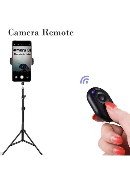iPhone Için Kablosuz Bluetooth Uzaktan Kumanda Deklanşör Denetleyicisi - Uzaktan Kumanda ve Bluetooth Kamera Uzaktan Kumandası Da Olabilir (Yurt Dışından) indirimleri