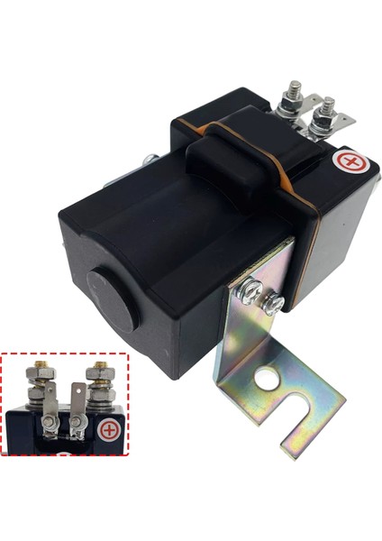 48V 4 Terminalli Marş Rölesi Solenoidi Club Car 1995-UP Ds 04-Up Precedent Golf Arabaları 102774701 SW80-1275P 101908701 (Yurt Dışından)