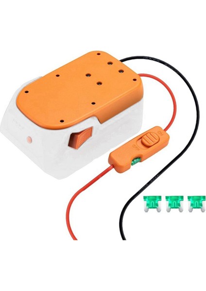 Ridgid Için Aeg 18V Akü Için Akü Adaptörü Anahtar Sigortalar ve Kablo Terminalleri Elektrikli Alet Akü Dönüştürücü Kiti (Yurt Dışından)