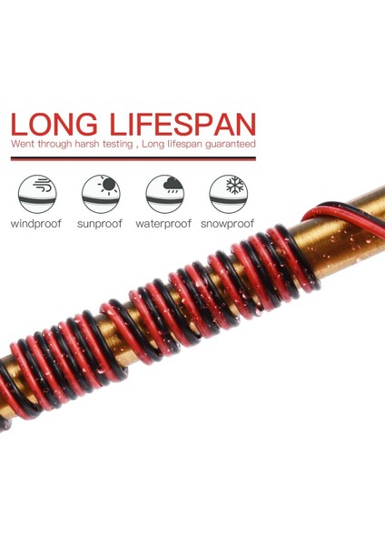 2pin Tel 100M 22AWG 12V/24V Uzatma Kablosu Kırmızı ve Siyah 2-Wire Örgülü Kalaylı Bakır LED Işık Çubuğu Güç Kablosu (Yurt Dışından) indirimleri