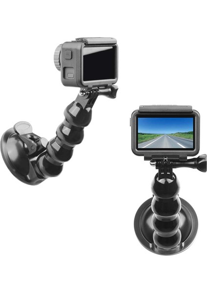 Vakumlu Araba Camı Emici Montaj Tutucu Kamera Adaptörü Sürüş Kaydedici Bilyalı Kafa Tripodlar Için-Dji Osmo Action (Yurt Dışından) modelleri