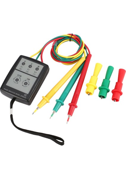Üç Fazlı Gösterge 200V-600V Ac Dönüş Test Cihazı Dijital LED Buzzer Sıra Dedektörü Voltaj Ölçer Elektrikçi Aleti (Yurt Dışından)