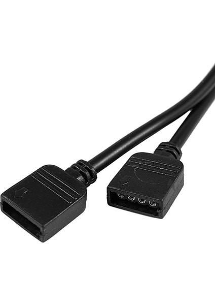 LED Şeritler Rgb 4 Pin Dişi - Dişi Konnektör Uzatma Kablosu Siyah 1m (Yurt Dışından)