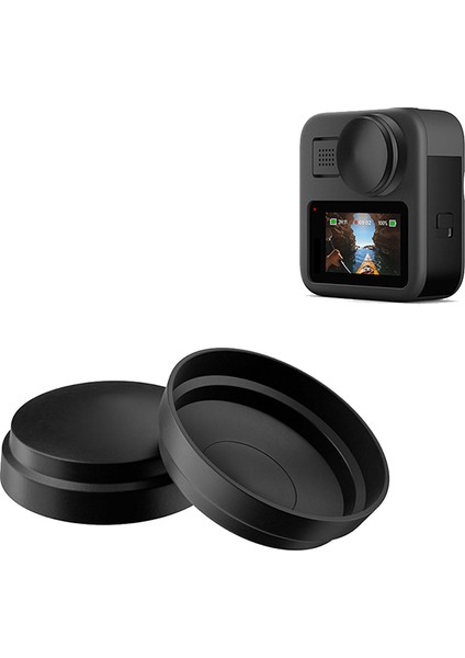 Gopro Max Için Yumuşak Silikon Kapak Tpu Kauçuk Lens Kapatma Başlığı Gopro Max Için Spor Eylem Kamera Aksesuarları (Yurt Dışından)