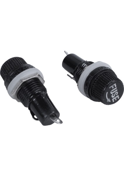 10 Adet 10A Ac 250V 5mm x 20MM Panele Monte Plastik Sigorta Tutucu Soket (Yurt Dışından)