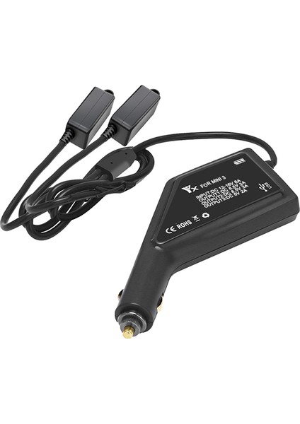 Yx 3'ü 1 Arada Mini 3 Pro Için Pil Şarj Cihazı Hızlı Şarj USB Çift Araç Şarj Adaptörü Rc Kontrol Cihazı Aksesuarları (Yurt Dışından)