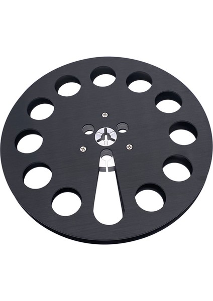 Yeni Analog Ses 7 Inç x 1/4 Inç Metal Bant Makarası -Nab Hub Açık Makara Ses Alüminyum Sarma Makarası 7 Inç (Siyah) (Yurt Dışından)
