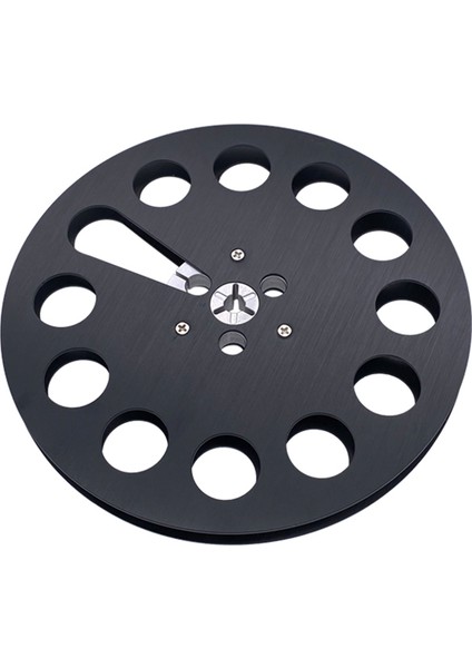 Yeni Analog Ses 7 Inç x 1/4 Inç Metal Bant Makarası -Nab Hub Açık Makara Ses Alüminyum Sarma Makarası 7 Inç (Siyah) (Yurt Dışından)