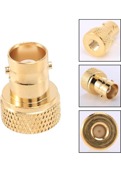 Sma Erkek - Bnc Dişi Jak M/f Düz Tip Rf Adaptör Koaksiyel Konnektör (Yurt Dışından)