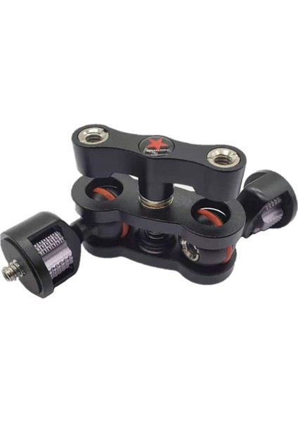 Magic Arm 1/4 Inç Evrensel Kamera Video Monitör Montaj Adaptörü Mikrofon LED Işık Tripod Için (Yurt Dışından)