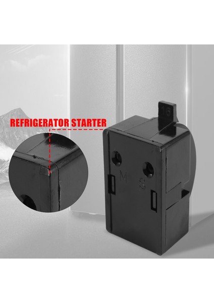 2 Adet Qp2-4.7 Başlatma Rölesi Buzdolabı Ptc Ohm 1 Pin (Yurt Dışından) fırsatları