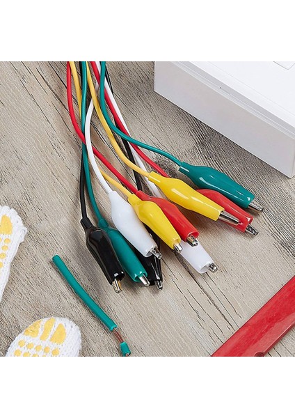 10 Parça ve 5 Renk Test Kablosu Seti ve Timsah Klipsleri, 20,5 Inç (5 Paket) (Yurt Dışından) fiyatları