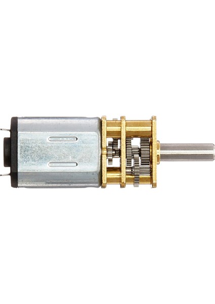 JA12-N20 Model Dc 12V 100RPM Tork Şanzıman Mini Dişli Kutusu Motor Gümüş+Altın (Yurt Dışından)