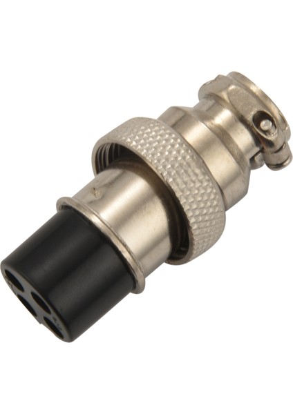 Pin Metal Erkek Dişi Panel Konektörü 16MM GX16-4 Gümüş Havacılık Fişi 10 Adet (Yurt Dışından)