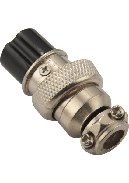 Pin Metal Erkek Dişi Panel Konektörü 16MM GX16-4 Gümüş Havacılık Fişi 10 Adet (Yurt Dışından)