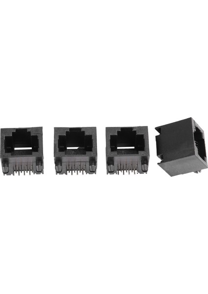 100 Adet RJ45 56 Plastik Tip 8P8C 8pin 15MM Pcb Dik Açı Modüler Dişi Ağ Soketi Lan Konnektörü (Yurt Dışından)