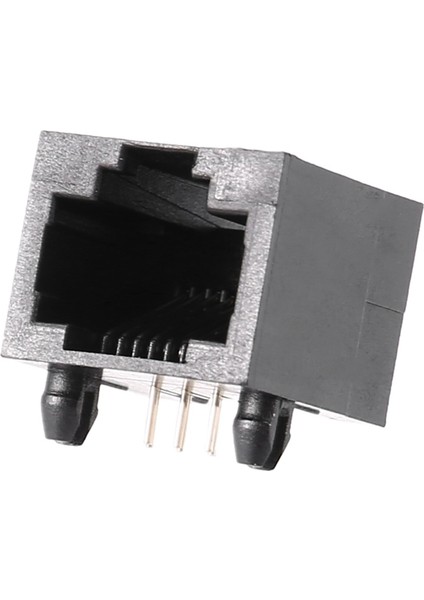 100 Adet RJ45 56 Plastik Tip 8P8C 8pin 15MM Pcb Dik Açı Modüler Dişi Ağ Soketi Lan Konnektörü (Yurt Dışından)