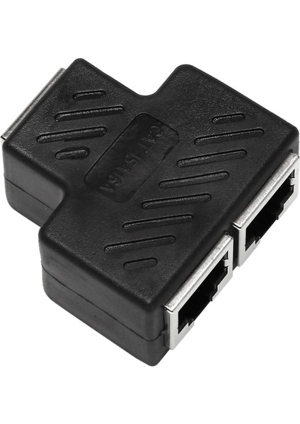 Port RJ45 Ayırıcı Adaptör Lan Ağ Ethernet Genişletici Konnektör Fişi Lotu 1 Adet (Yurt Dışından)