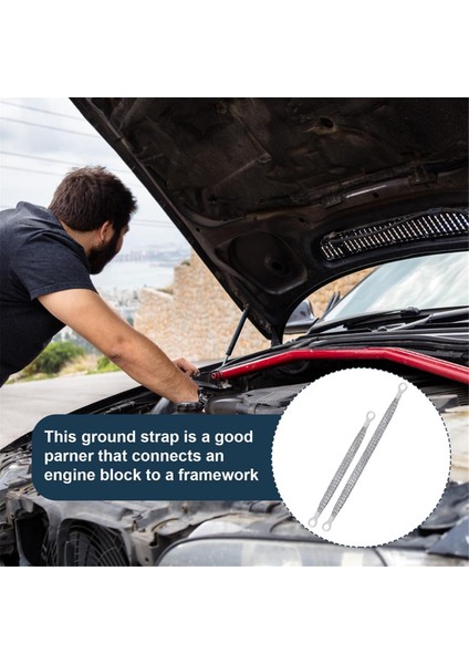 10 Adet Evrensel Otomotiv Topraklama Kayışları, 10/12 Inç Motor Topraklama Kayışı Takımı Örgülü Bakır Topraklama Kayışları (Yurt Dışından) modelleri