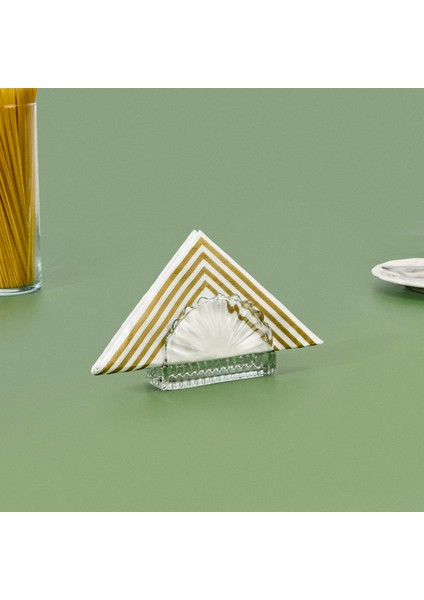 Nile Cam Peçetelik - Gri - 12 cm