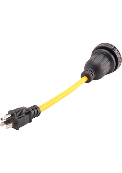 Nema 5-15P Erkek - L5-30R Dişi Güç Adaptör Kablosu, Jeneratör 30 Amp - 15AMP Ev Adaptör Kablosu Abd Tak (Yurt Dışından)