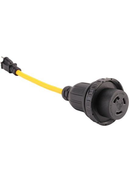 Nema 5-15P Erkek - L5-30R Dişi Güç Adaptör Kablosu, Jeneratör 30 Amp - 15AMP Ev Adaptör Kablosu Abd Tak (Yurt Dışından)