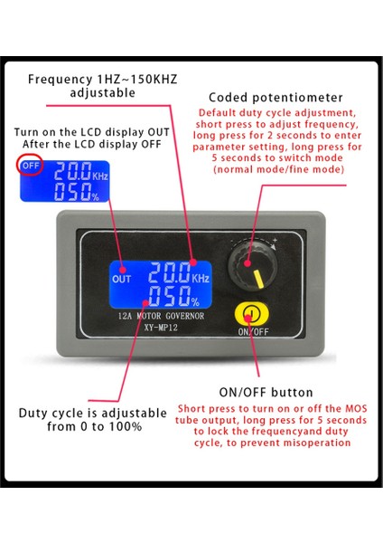 Kablosuz Wıfı App 6V-30V 12A360W Dc Motor Hız Kontrol Cihazı 12V 24V Pwm LED Aydınlatma Karartma Yavaş Başlangıç Yavaş Durdurma Kodlayıcı (Yurt Dışından) fiyatları