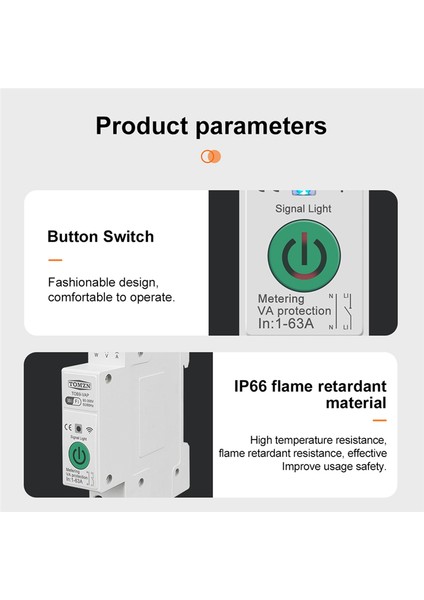Tomzn 63A Tuya Wifi Mcb Devre Kesici Aşırı Akım Düşük Gerilim Koruması Güç Ölçümü Kablosuz Uzaktan Kumanda Anahtarı (Yurt Dışından) modelleri