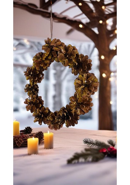 Santa Claus Simli Kozalak Dekoratif Süs fiyatları