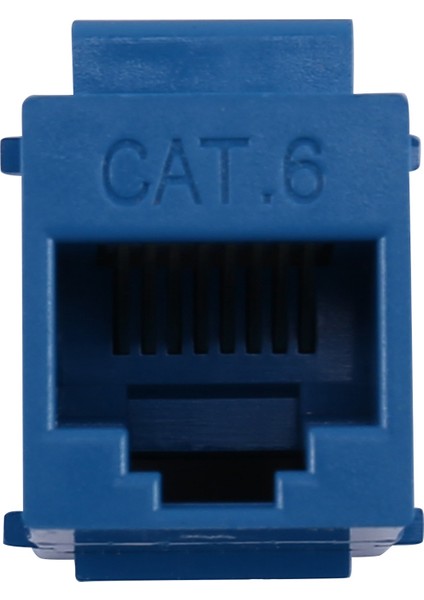 10 Adet RJ45 Konektörü Keystone Jack Cat6 Uzatma Çoğaltıcı Ethernet Ağı Lan Cat 6 Çoğaltıcı Jaklar Uzatma Adaptörü, Mavi (Yurt Dışından)