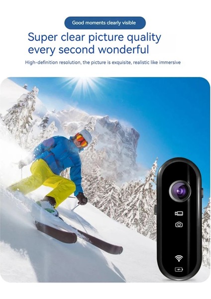 1080P Hd Aksiyon Kamerası Sarsıntı Önleyici Video Kaydedici Kamera 2.4g Wifi Spor Dv Kamera Bisiklet Motosiklet Eıs Bisiklet Kamerası (Yurt Dışından)