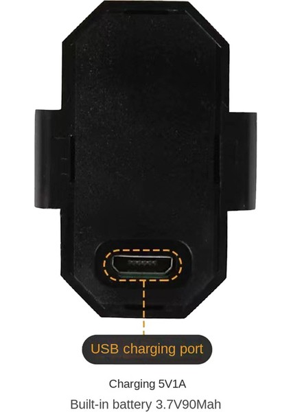 2 Adet 7 Renk Drone Strobe Işığı USB LED Çarpışma Önleyici Bisiklet Kuyruğu Drone Gece Uçuşu Mini Sinyal Yanıp Sönen Uyarı Işığı (Yurt Dışından)