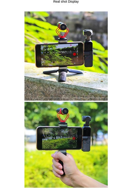 Xıletu 1set Pgytech Osmo Pocket Cep Telefonu Tutucu Djı Gimbal Cep Kamera Aksesuarları Için Uygundur-Braket + Tripod (Yurt Dışından)