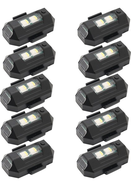 10 Adet LED Çarpışma Önleyici Uyarı Işığı USB Şarj Edilebilir Strobe Sinyal Işığı Araba Bisiklet Motosiklet Drone Gece Uyarısı Için (Yurt Dışından)