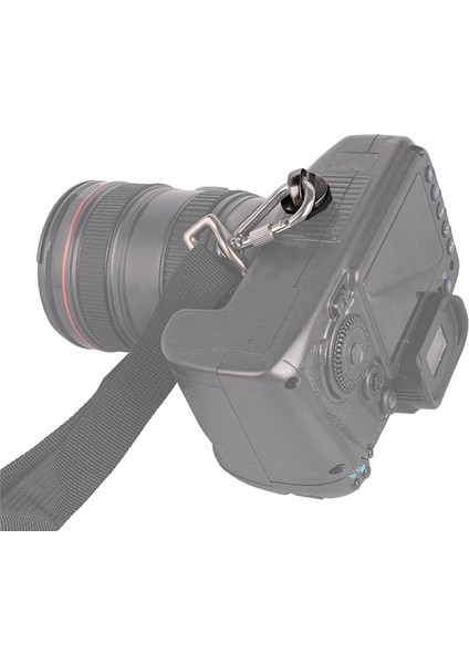 Kamera Aksesuarları 1/4 Inç Vida Adaptörü + Hızlı Hızlı Sling Askı Omuz Boyun Kemeri Dslr Kameralar Için Bağlantı Kancası (Yurt Dışından)