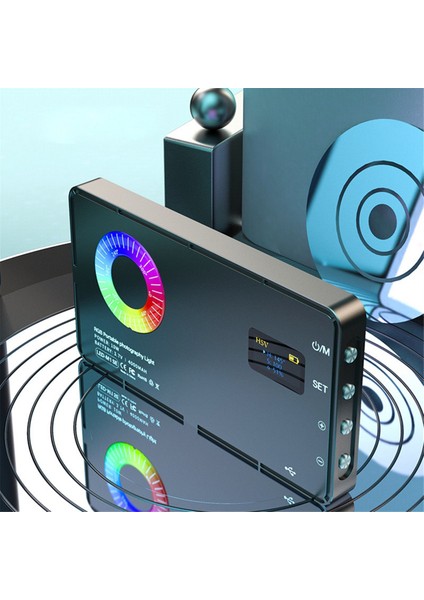 Rgb LED Video Dolgu Işığı 4000MAH Pil Şarj Edilebilir Video Işığı Fotoğrafçılık Video Canlı Dolgu Için Kullanılır (Yurt Dışından) indirimleri