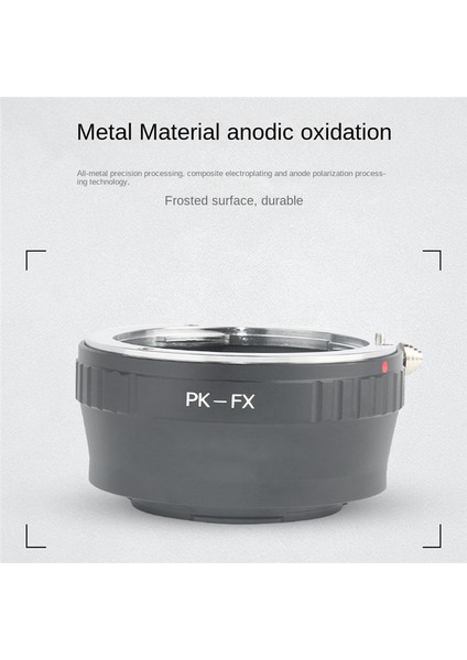 Pentax Pk Lens Için Pk-Fx Lens Adaptör Halkası Fuji Micro-Single Kamera Xt1 Xt2 X-T20 (Yurt Dışından)
