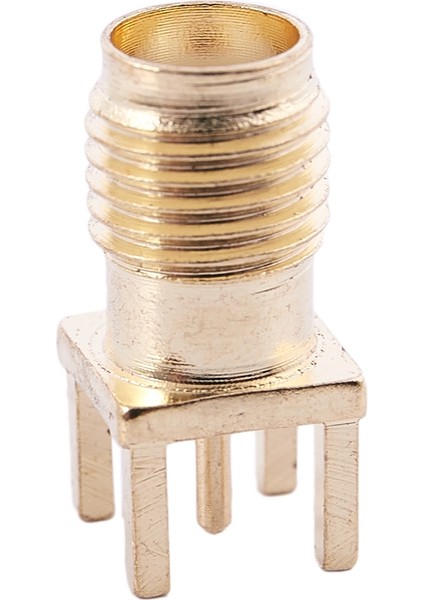 10X Sma Dişi Jack Lehim Pcb Montaj Düz Rf Konektörü Altın (Yurt Dışından)