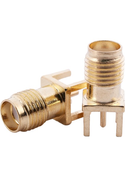 10X Sma Dişi Jack Lehim Pcb Montaj Düz Rf Konektörü Altın (Yurt Dışından)