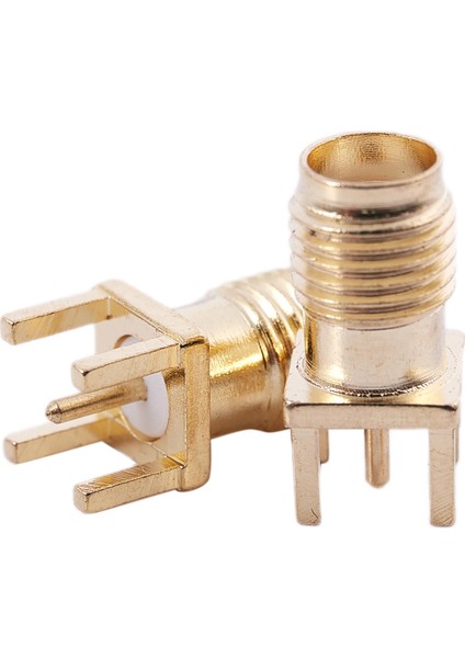 10X Sma Dişi Jack Lehim Pcb Montaj Düz Rf Konektörü Altın (Yurt Dışından)