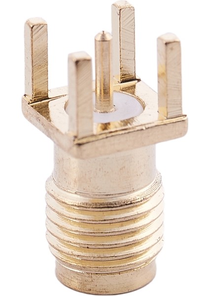 10X Sma Dişi Jack Lehim Pcb Montaj Düz Rf Konektörü Altın (Yurt Dışından)