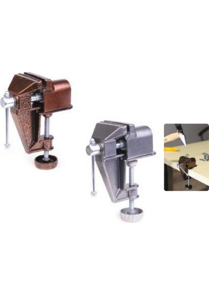 Büro Ev Atölye Takım Çantası İçin 5 cm Alüminyum Mengene