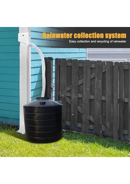 Yağmur Suyu Toplama Iniş Borusu Yönlendirici Yağmur Suyu Toplama Sistemi Bahçe Oluğu Drenajı Siyah (Yurt Dışından) fiyatları