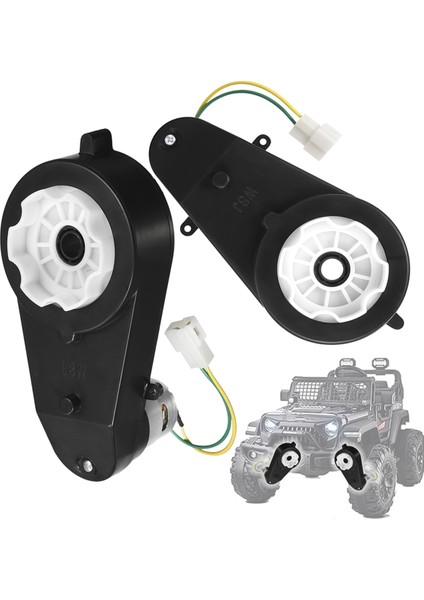 24V Çocuk Araba Şanzıman 30000RPM Motor 2 Adet Elektrik Motor Şanzıman Motosikletler Yüksek Hızlı RS555 Tahrik Motoru (Yurt Dışından) fiyatları
