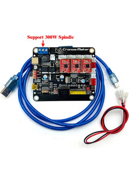 Cnc Ekran Kontrol Cihazı Grbl0.9 1.1 USB Portlu Gravür Makinesi 3 Eksenli Kontrol Kartı Bir Tuş Çevrimdışı (Yurt Dışından)
