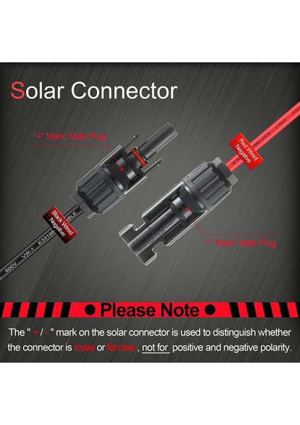 10AWG Güneş Paneli Kablo Kitleri, Güneş Paneli Rv Için Güneş Konnektörleri Uzatma Kablosu, Anderson Konnektör Hedefi ile Uyumlu (Yurt Dışından) modelleri